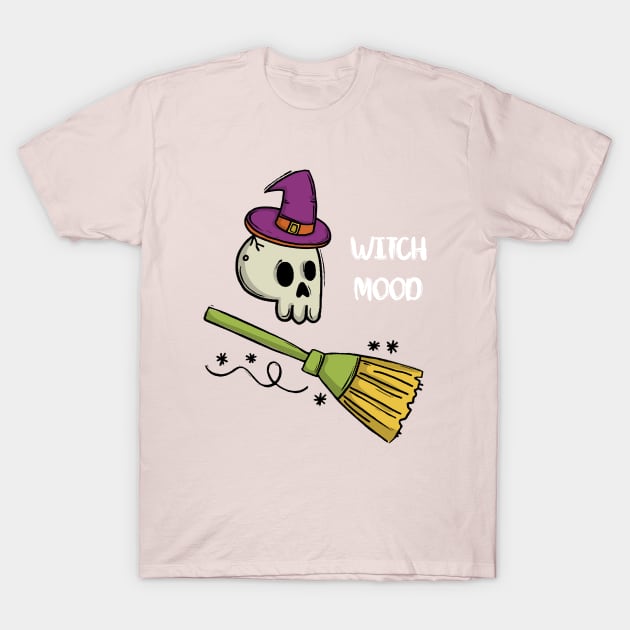 Halloween Witch Mood T-Shirt by Dizzyland